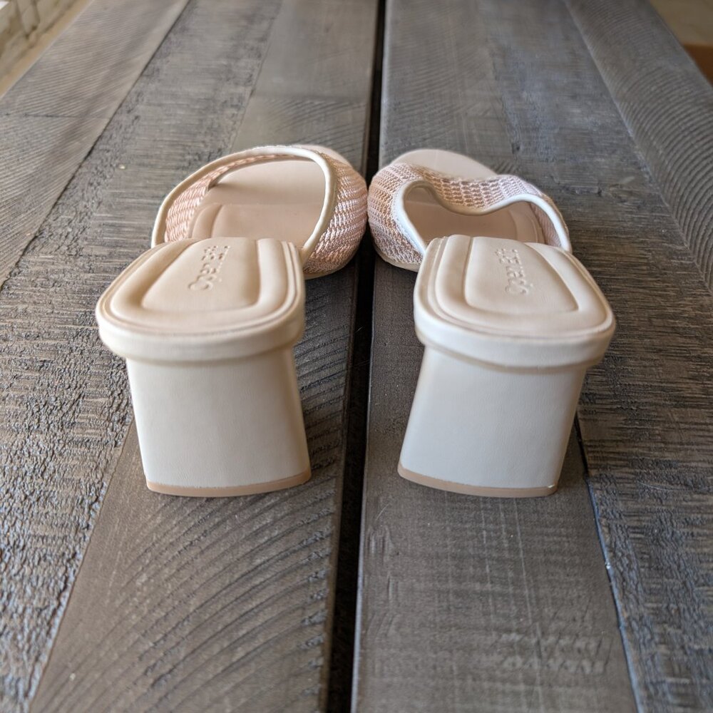 Open Edit Mesh Summer Block Heel Open Toe Sandals… - image 3